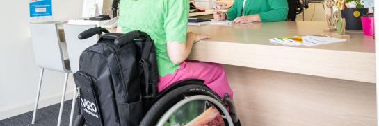 Persoon met een handicap - aanvraag aan het loket