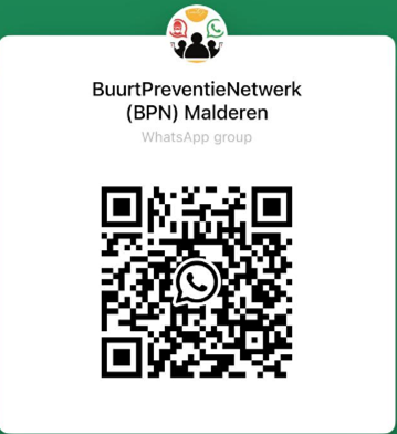 QR-code Buurtpreventienetwerk Malderen