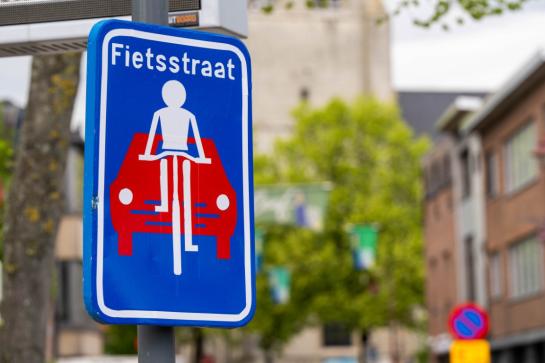 Fietsstraat bord